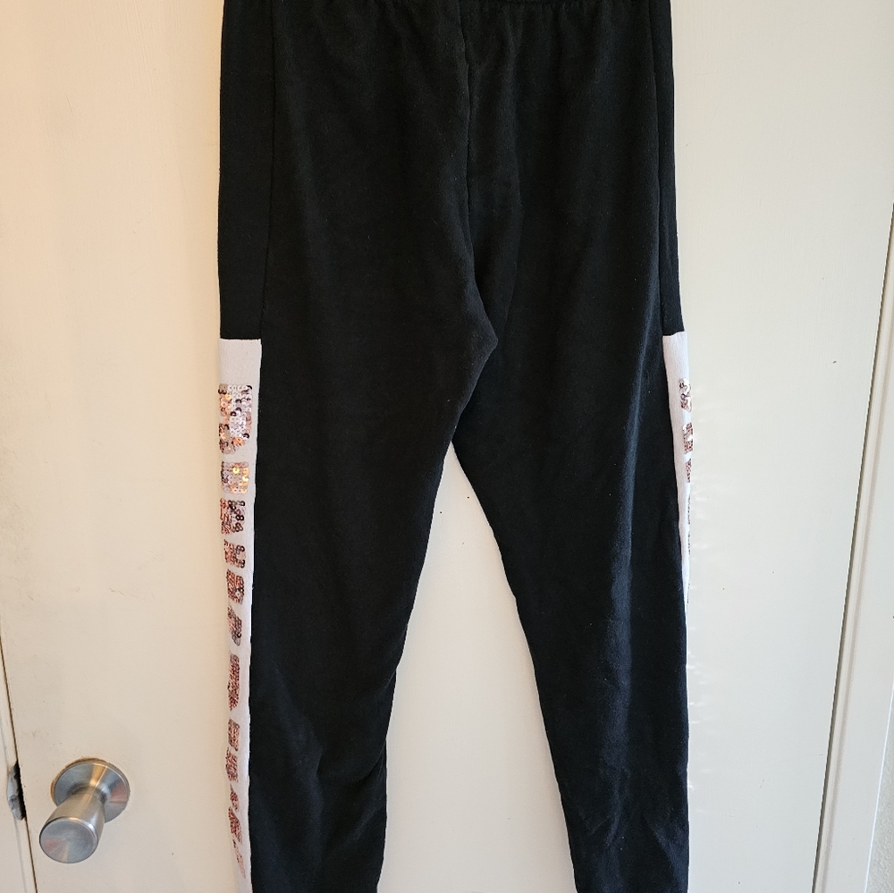 Victoria Secret Pink sequined sweat suit. Sweatshirt is small pants xs. - Picture 13 of 16